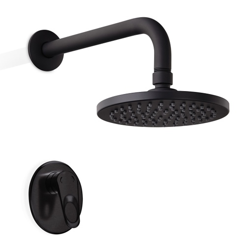 [GDMC13] CONJ. DUCHA MONOCONT. KORAL MATE BLACK SD CORONA