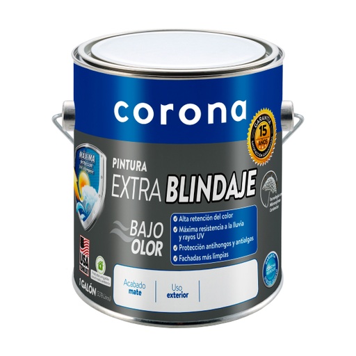 [AVE001] PINTURA EXTRABLINDAJE BLANCO 1GAL CORONA