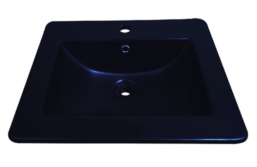 [PLE024] LAVAMANOS PRIME NEGRO MATE BT530MB 53X46 TU CASSA