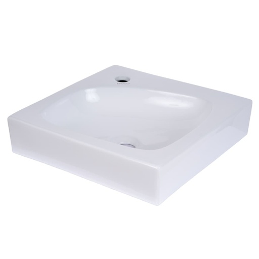 [PLV050] LAVAMANOS VESSEL ARKUS BLANCO 41X41X9 CMS LECCO