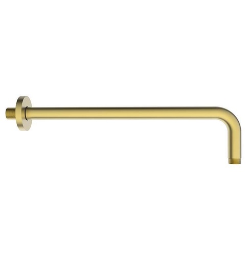 [GCP008] BRAZO REGADERA PARED 40 CM URBAN DORADO DECOR.