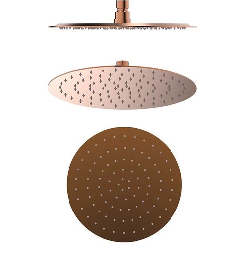 [GDR029] REGADERA REDONDA URBAN 25 CM ROJO ORO DECOR