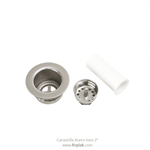 [GCC007] CANASTILLA ACERO INOX 2" FIRPLAK