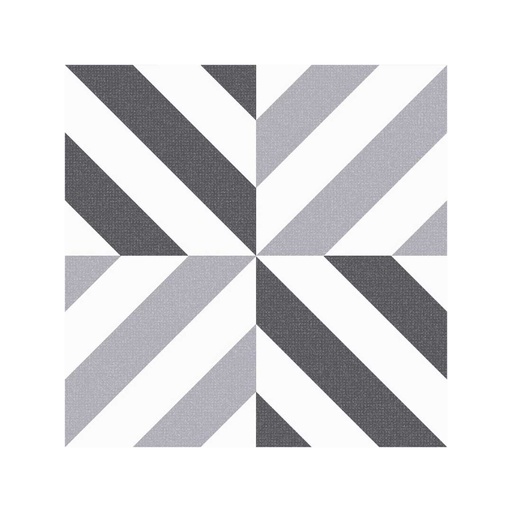 [RDG060] PISO PARED ARGENTA LINEAS NEGRO 30.6X30.6 PRIM. CORONA (1.31)