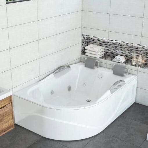 [GSJ020] HIDROMASAJE HONOLULU BASIC PORTÁTIL IZQ 181X123CM FIRPLAK