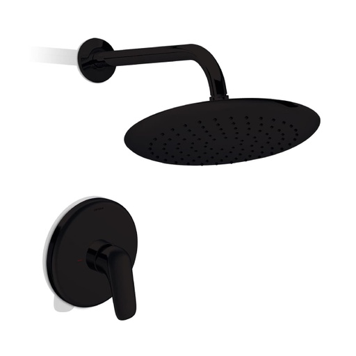 [GDMC21] CONJ. DUCHA MONOCONT. LIQUID SD MATEBLACK CORONA