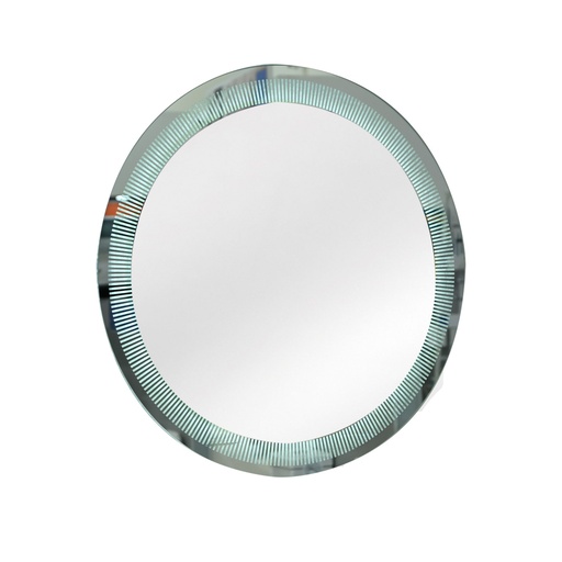 [MES040] ESPEJO LED REDONDO 60CM BORDE RAYAS IMP.