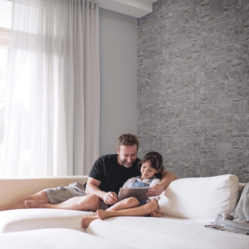 [RCD161] PARED ESTRUCTURADA CHANTARELA GRIS 30X45 PRIM. CORONA (1.89)