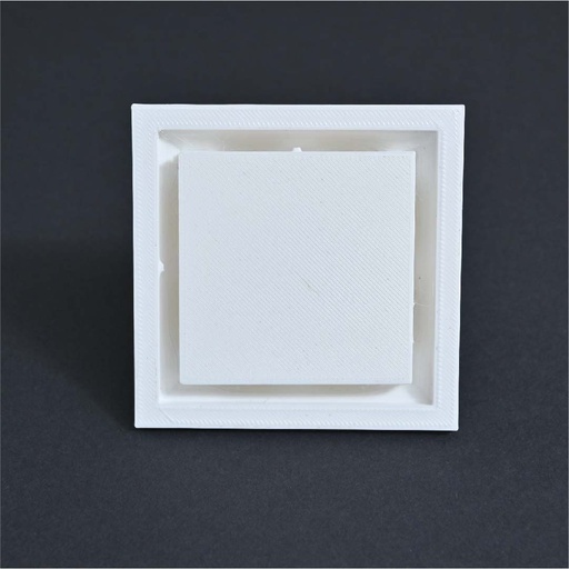[GCJ029] REJILLA SIFON PLASTICA CUADRADA 8X8 BLANCO