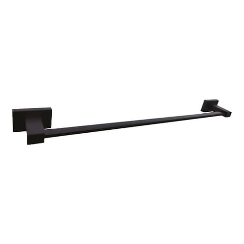 [GAU094] TOALLERO BARRA 52 CM RUBO NEGRO MATE STRETTO