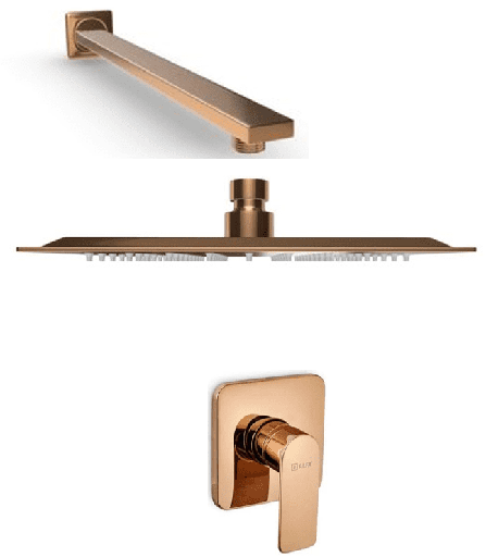 [GDMC27] CONJ. MONOCONT. DUCHA SQUADRA ROSE GOLD ALFA