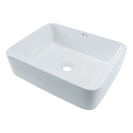 [PLV067] LAVAMANOS QUADRATTO BLANCO 49X37,5X13,5CM BOCCHERINI