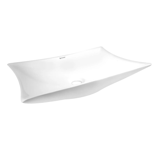 [PLV068] LAVAMANOS CANOA BLANCO 59X39,5X10,5CM BOCCHERINI