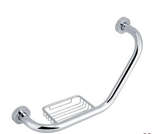 [GIB014] BARRA 135° CON JABONERA D25 L40 TMM