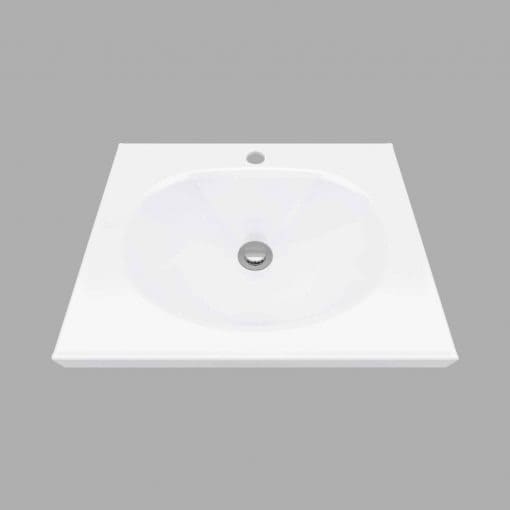 [PLE042] LAVAMANOS ECO 48X38 BRILLANTE BLANCO FIRPLAK