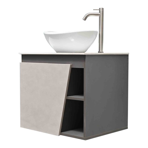[MBF066] MUEBLE DE BAÑO ELEVADO TIHUA 60X46 COMFER