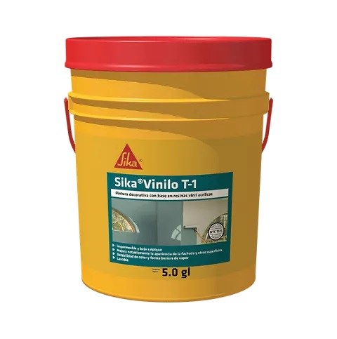 [AV1011] PINTURA SIKA VINILO T1 BLANCO X 5GL SIKA