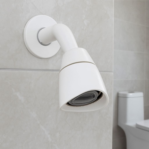 [GDR044] REGADERA OVAL BLANCO CORONA