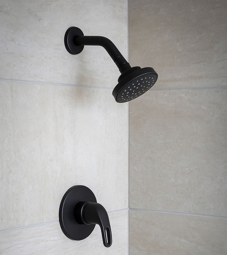 [GDMC33] CONJ. MONOCONT. DUCHA ALUVIA REG. DALIA MATEBLACK CORONA