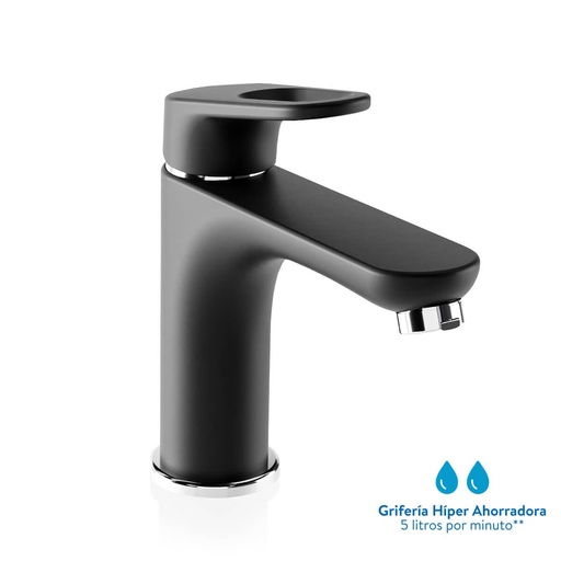 [GMM095] MONOCONT. LAVAMANOS GRETA ALTO MATEBLACK CORONA