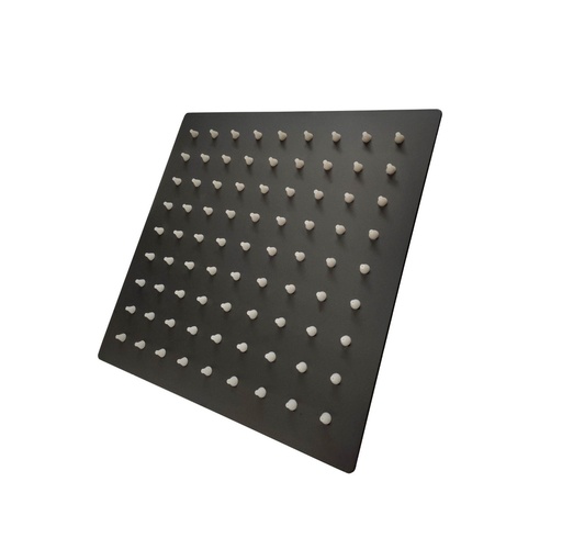 [GDR045] REGADERA SIN BRAZO AURORA NEGRA 30 CM HC