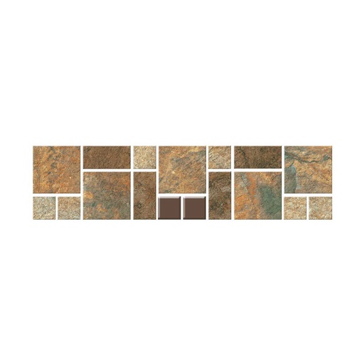 [RDC056] MOSAICO SANTA BIBIANA MULT. 7.3X29.8 CORONA