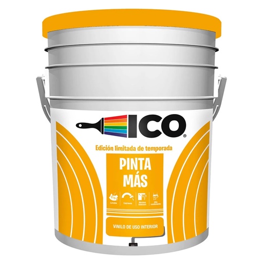 [AV1013] PINTURA VINILICO PINTAMAS BLANCO MATE T1 5GL ICO