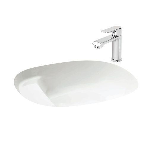 [PLE048] LAVAMANOS LIQUID INCRUSTAR BLANCO CORONA