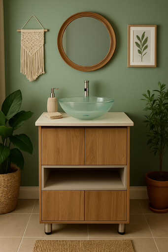 [MBP112] MUEBLE BAÑO PS CORDILLERA FLORMORADO 53X46 RH SC COMFER