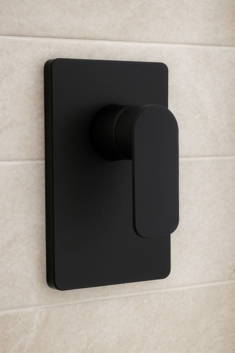 [GDM030] MONOCONT. DUCHA PRIEGO MATEBLACK STRETTO