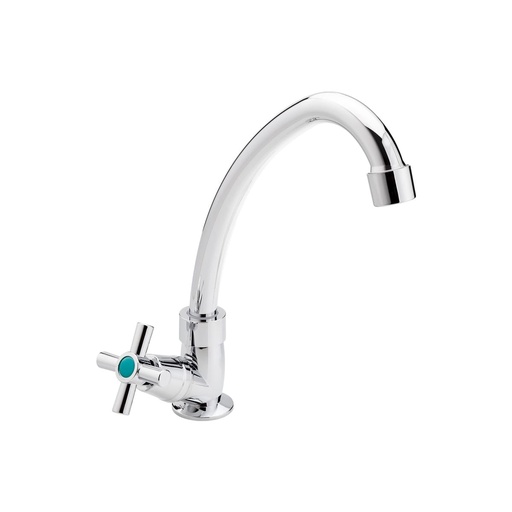 [GPL040] LLAVE SENCILLA LAVAPLATOS LORIA CROMO CORONA