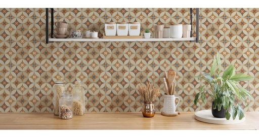 [RDG091] CUADRADO FEZ CIRCULOS 19.8X19.8 MULT. CORONA