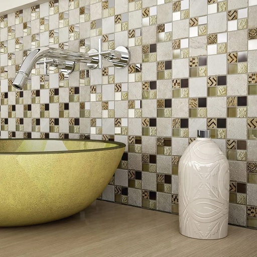 [RDM027] MOSAICO NUEVO TURAN BEIGE 30X30 CORONA